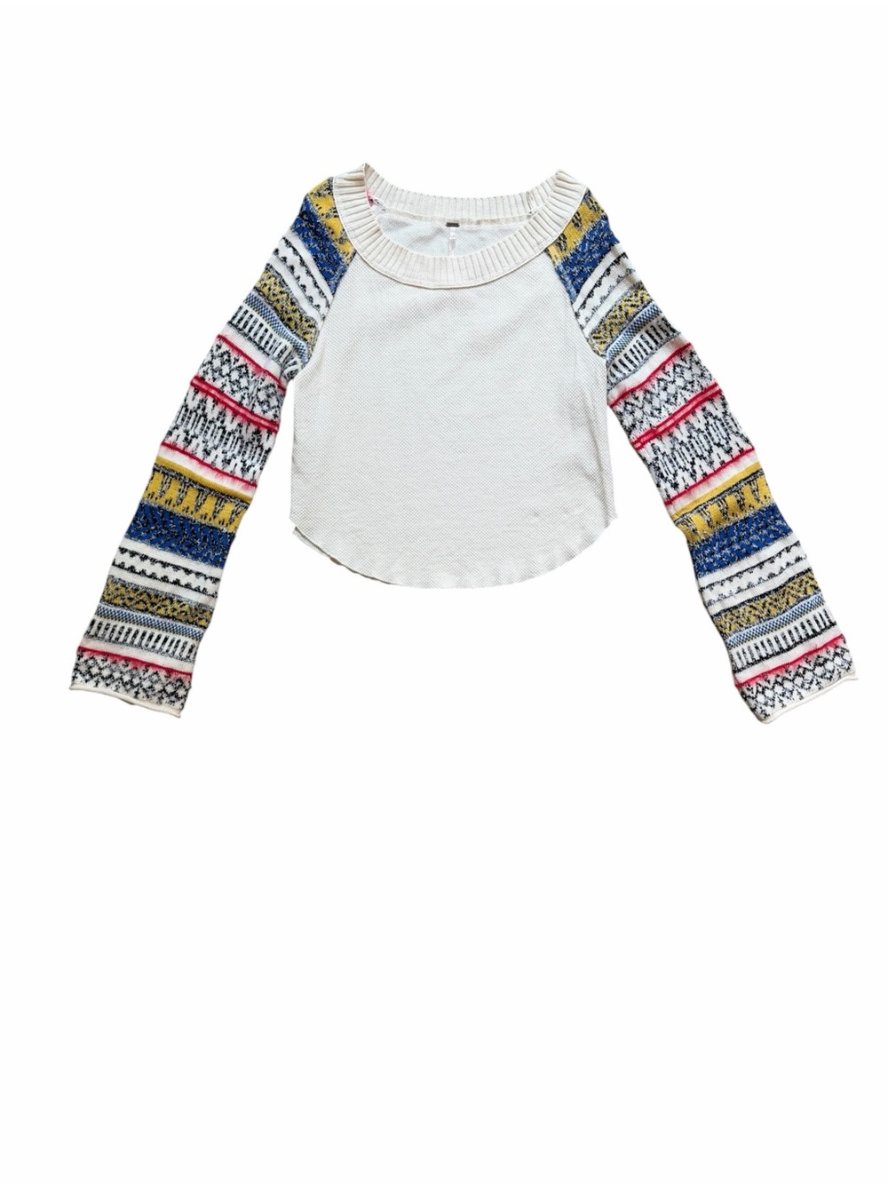 Free People Fairground Thermal Long Sleeve Thermal Top
